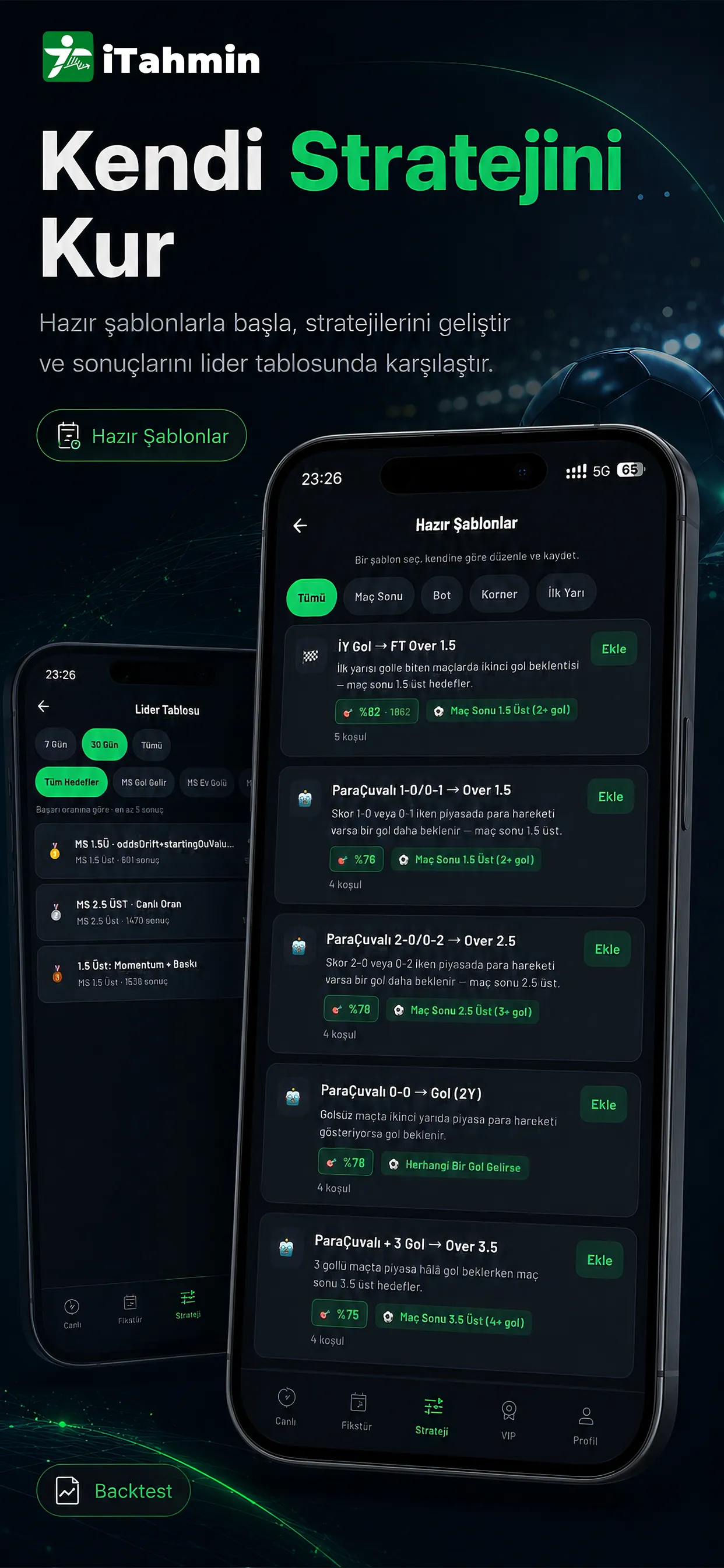 iTahmin mobil uygulama ekranı